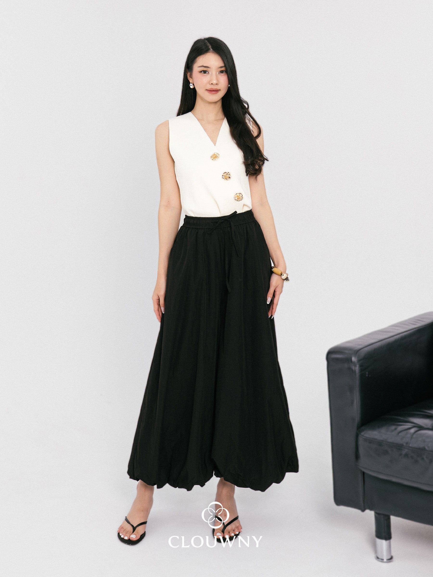Sasya Balloon Pants - Black